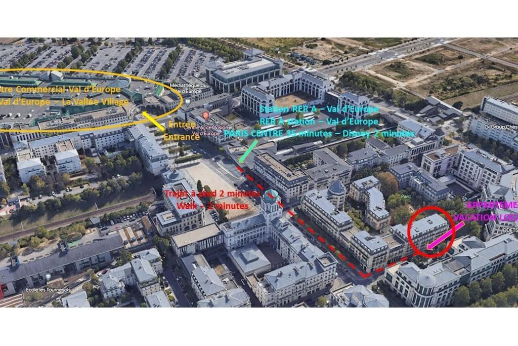 Appartement Familial 8 Personnes Proche De Disney Et Paris 쉐시 외부 사진